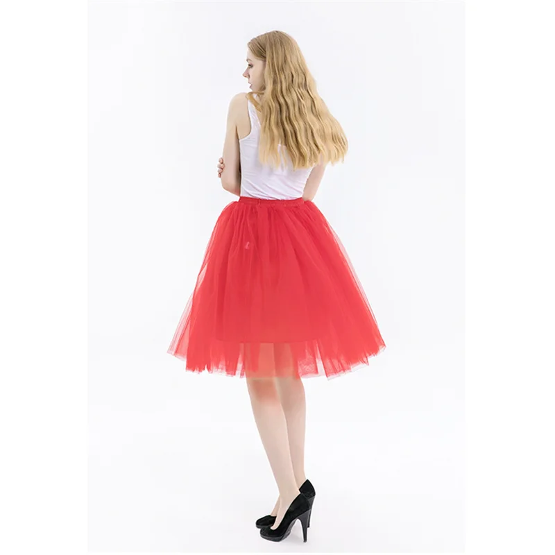 Летняя женская пятислойная сетчатая плиссированная подъюбник в стиле принцессы
