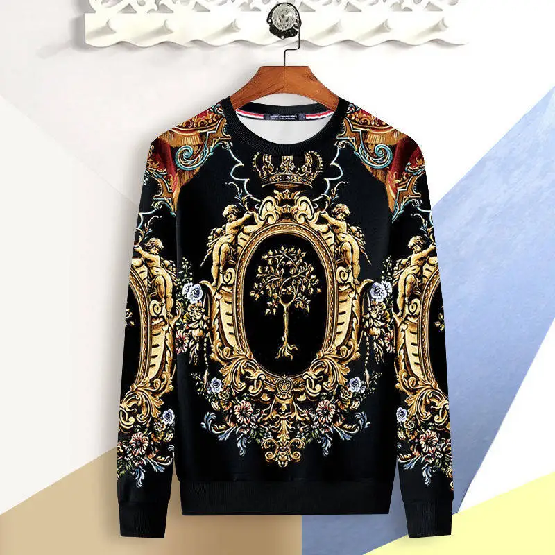 Осенне-зимняя модная черная толстовка 2021 Мужская Новая уличная одежда в