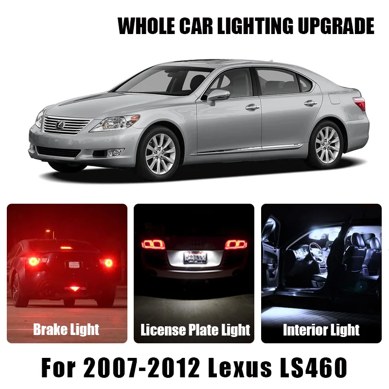 Задний светильник номерного знака белый Янтарный Красный Автомобильный