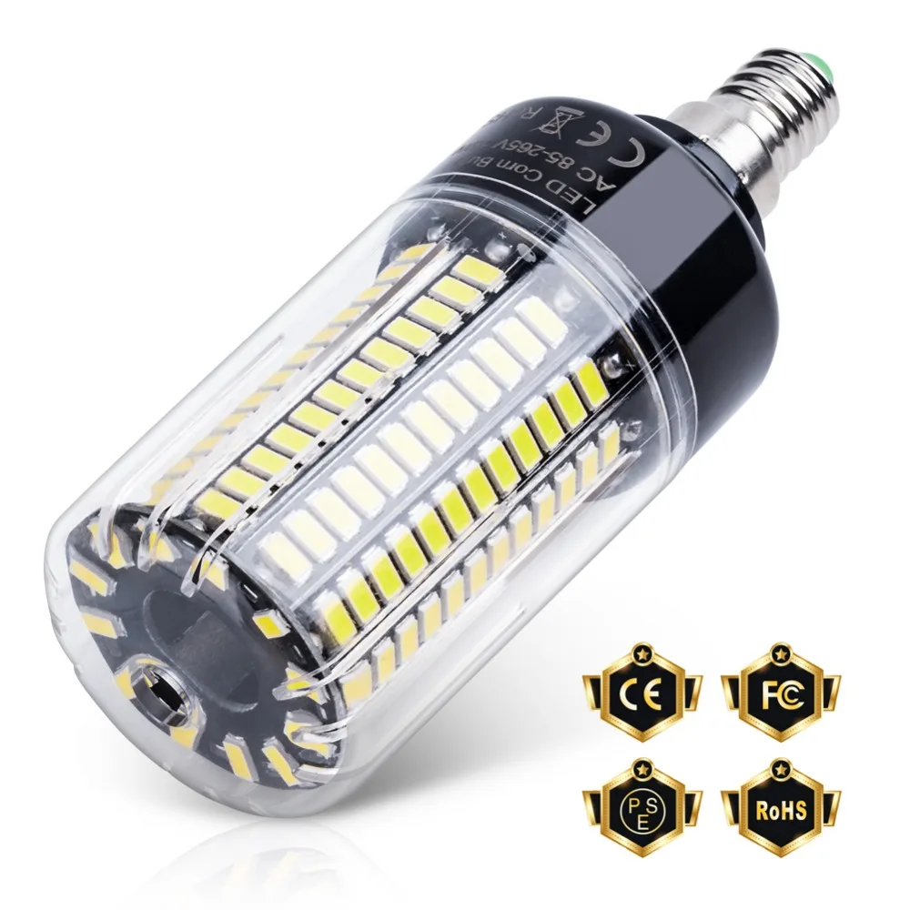 

Power LED E27 Corn Bulb LED Lamp 110V Bombillas E14 Home Light Bulb 220V B22 lampada LED Lighting 3.5W 5W 7W 9W 12W 15W 20W 5736