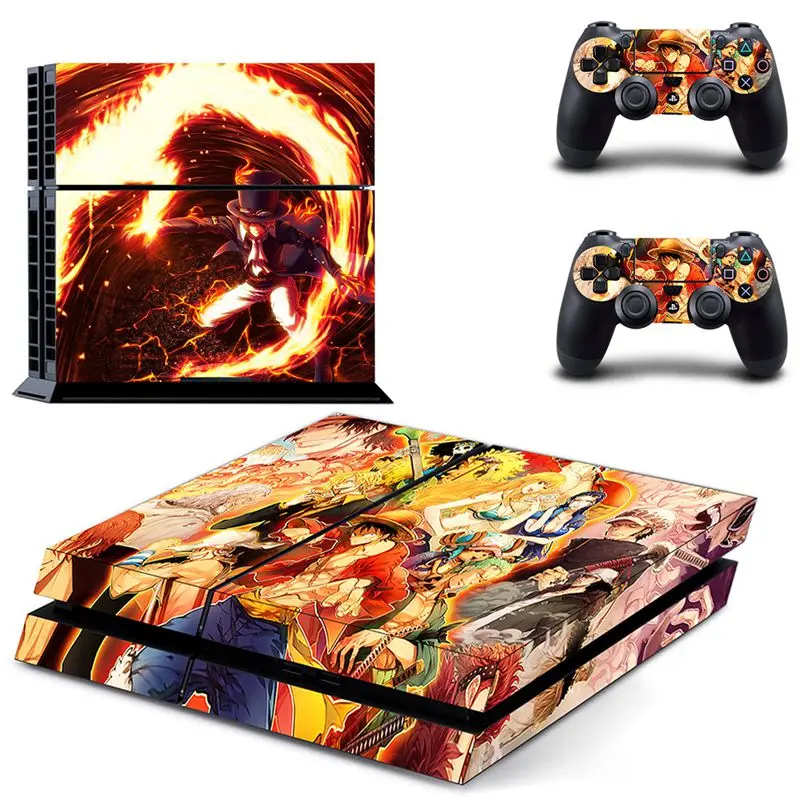 HOMEREALLY наклейка для PS4 Аниме one piece наклейка крышка для Playstation 4 защитная наклейка контроллер и консоль кожи PS4 аксессуар