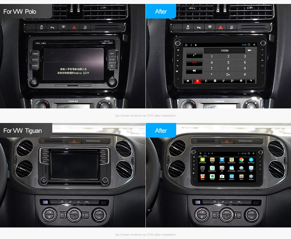 Asottu CDZ8060 android 8,1 автомобильный dvd gps навигатор для skoda для volkswagen golf polo tiguan passat 2 din gps плеер стерео