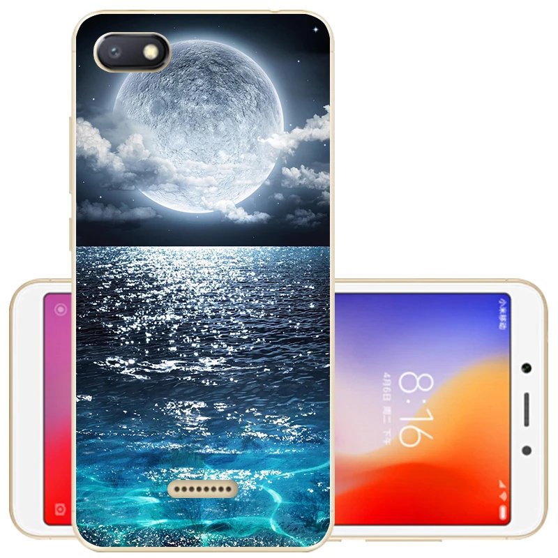 Чехол для Xiaomi Redmi 6A Redmi 6, чехол для Redmi 6A Couqe, Мягкая силиконовая задняя крышка, защитный чехол из ТПУ для Redmi6 6 A, чехол для телефона s - Цвет: 50