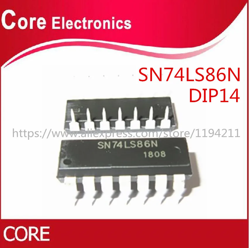 100 шт. HD74LS86P DIP14 HD74LS86 DIP SN74LS86N оригинальный IC|10 pcs| |