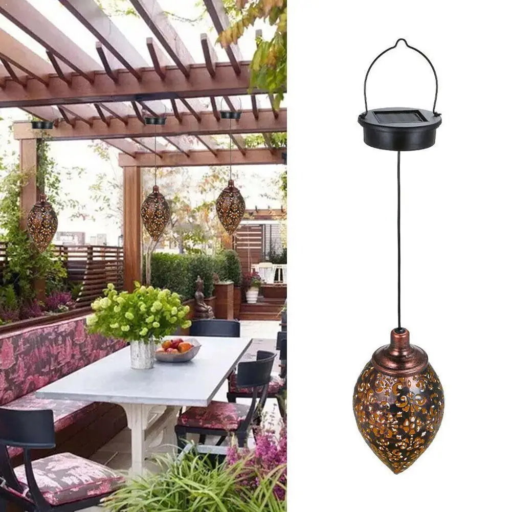 

Waterproof solar garden light LED Lantern Hanging Outdoor Sensor Sensitive Solar Lamp Control solar Shape lamp Olive Powere X1Z1