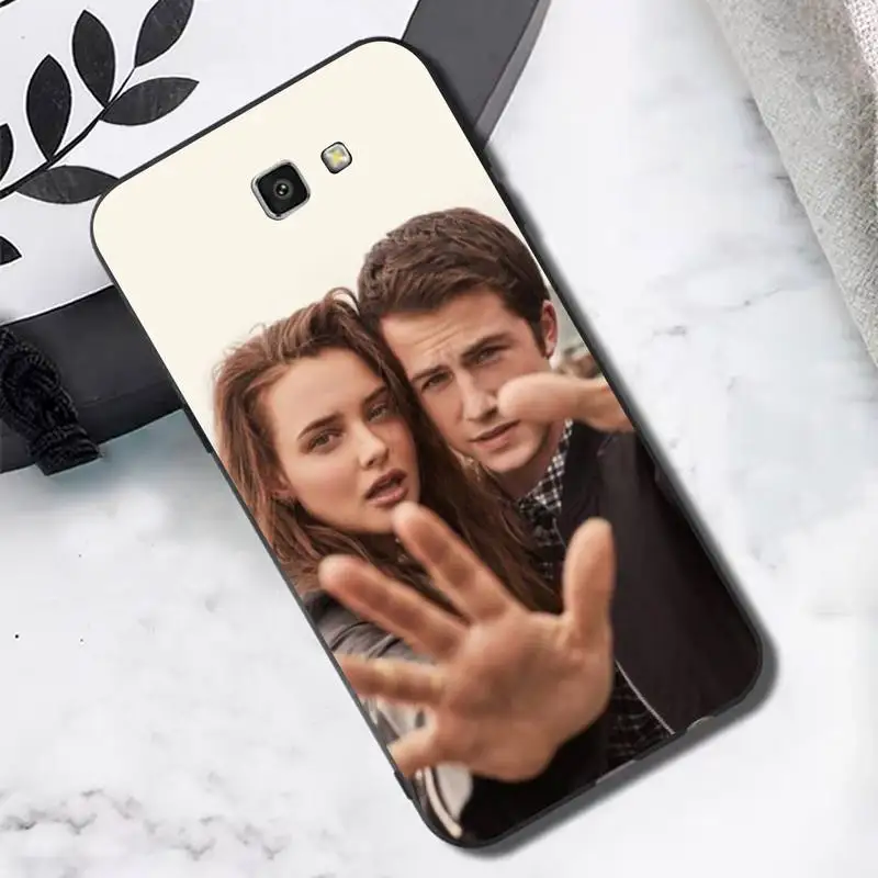 TOPLBPCS 13 причины по которым netflix чехол для телефона Samsung J4 плюс J2prime J5 J6 2016 J7 8 ядро 2017 |