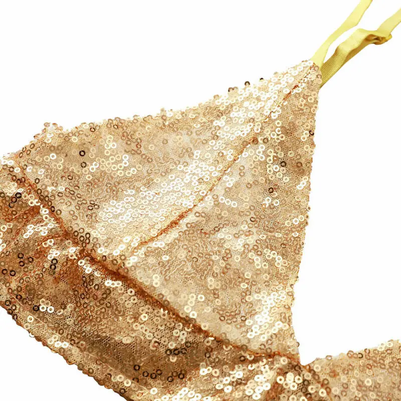 Женская сексуальная майка без рукавов с блестками облегающая блестящая рубашка