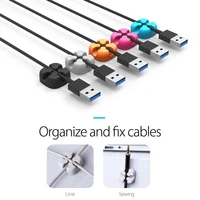 mobile phone data cable organizer used for desktop fixed winder cable organizer cable winder accessories