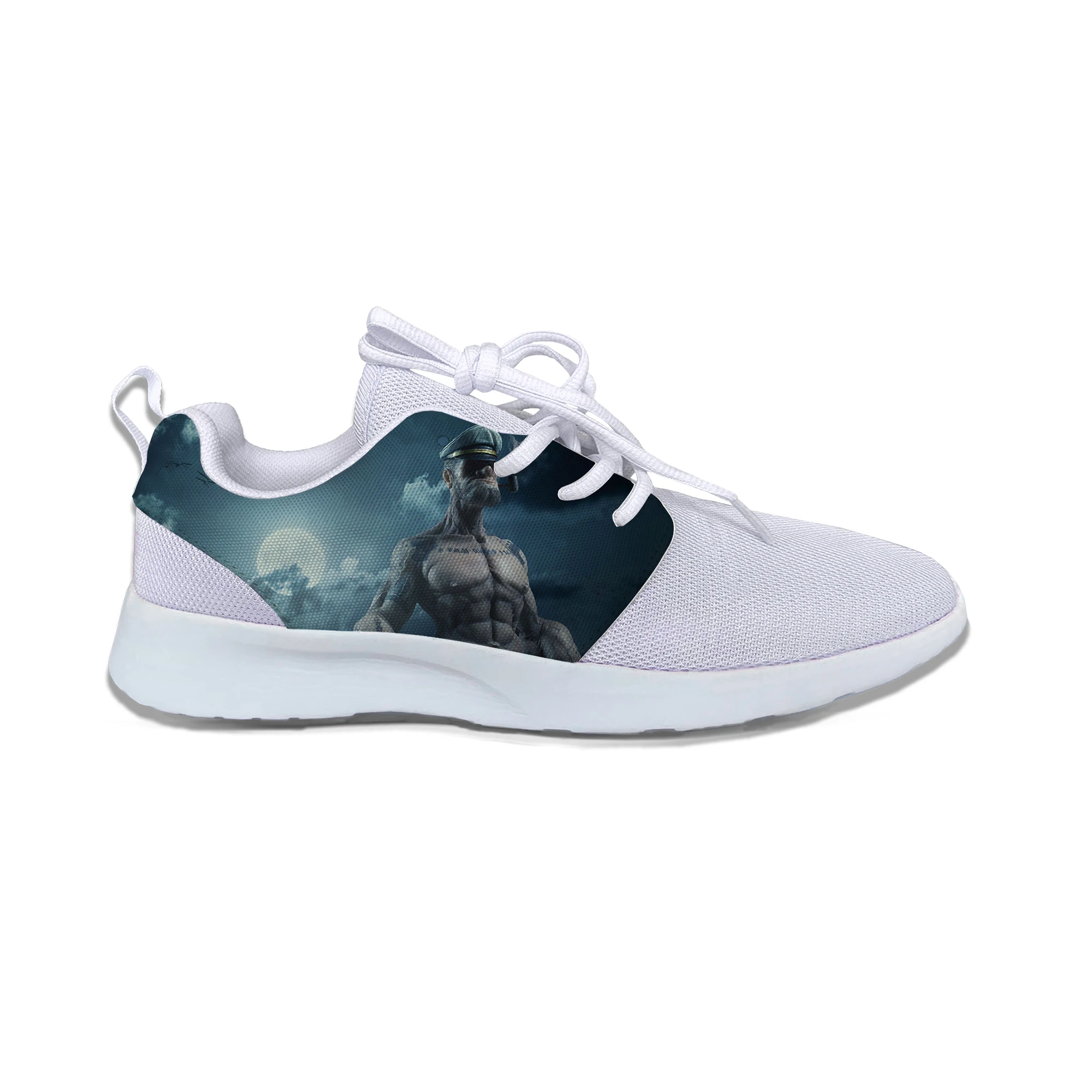 

Fashion Design Cartoon Anime The Sailor Man Shoes Men/Women 3D Leisure Lightweight Running Shoes Fashion Breathable Sports Shoes