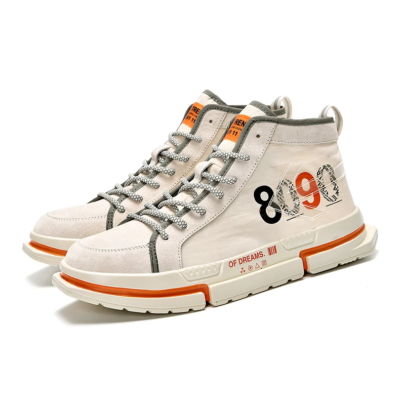 Мужская обувь дышащая дикая модная Студенческая повседневная высокая удобная на