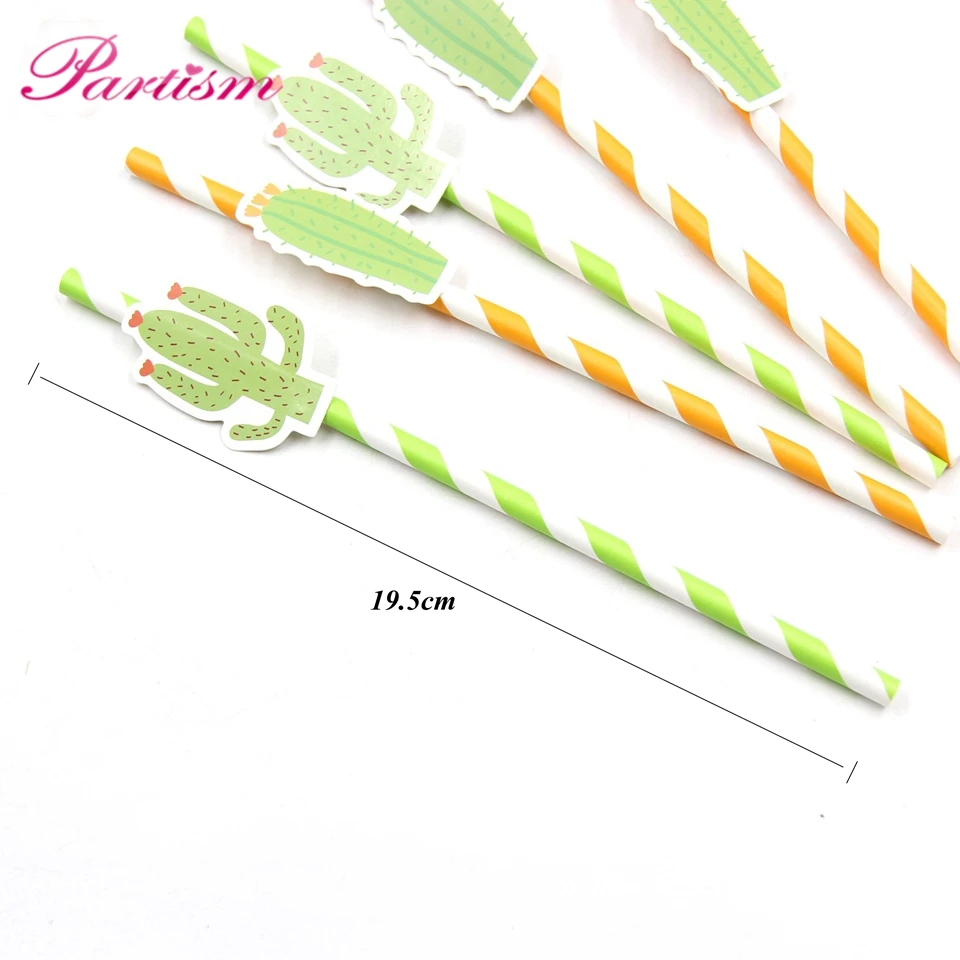 1 комплект кактус серии большие шары питьевой соломы зеленый овсянка гирлянда