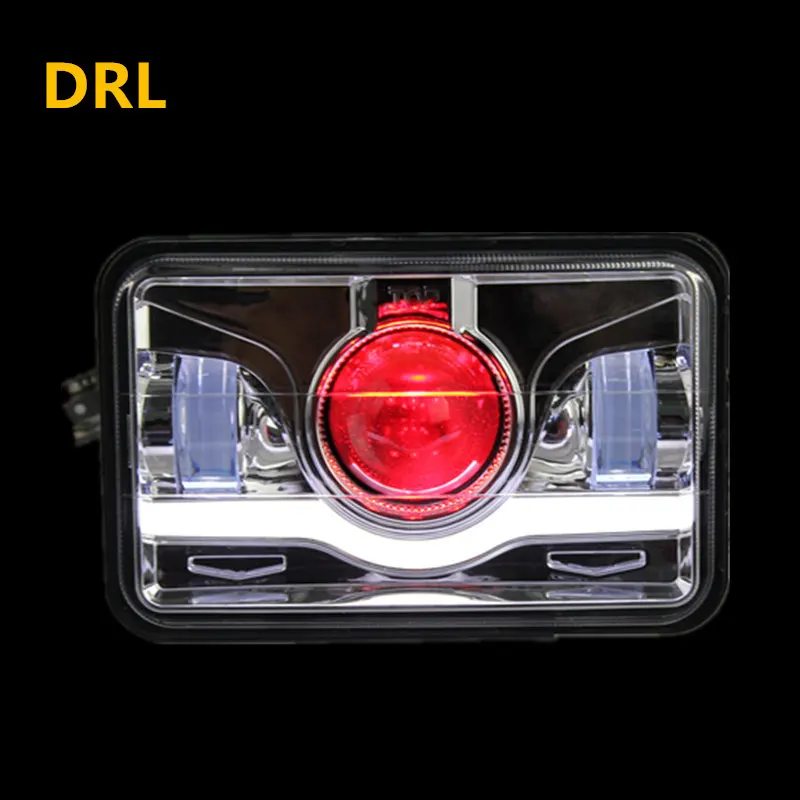 4 шт. светодиодный светодиодные квадратные фары 4x6 дюймов для ксеноновых фар HID H4656