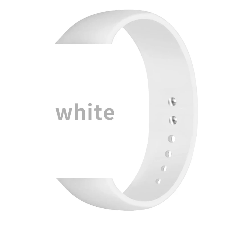 Универсальные ремешки 44 мм для iWatch Series 6 5 4 мягкий силиконовый сменный спортивный