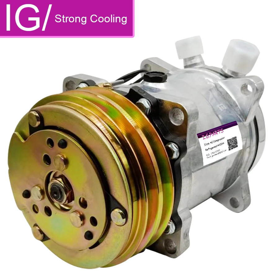 

Новый автоматический компрессор переменного тока для 508 SD508 24V 2 канавки компрессор кондиционера sanden 508