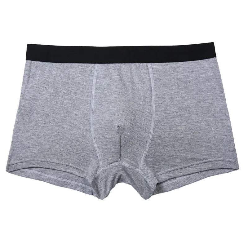 

Solid color men's underwear modal breathable comfort close-fitting waist boyshort