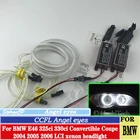 Яркий белый холодсветильник Аксессуары DRL CCFL глаза ангела для BMW E46 325ci 330ci трансформер купе 2004-2006 LCI ксеносветильник