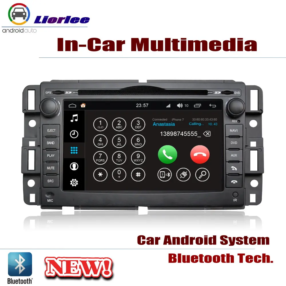 For GMC Sierra 2007-2013 Car Android Player DVD GPS Navigation System HD Screen Radio Stereo Integrated Multimedia | Автомобили и