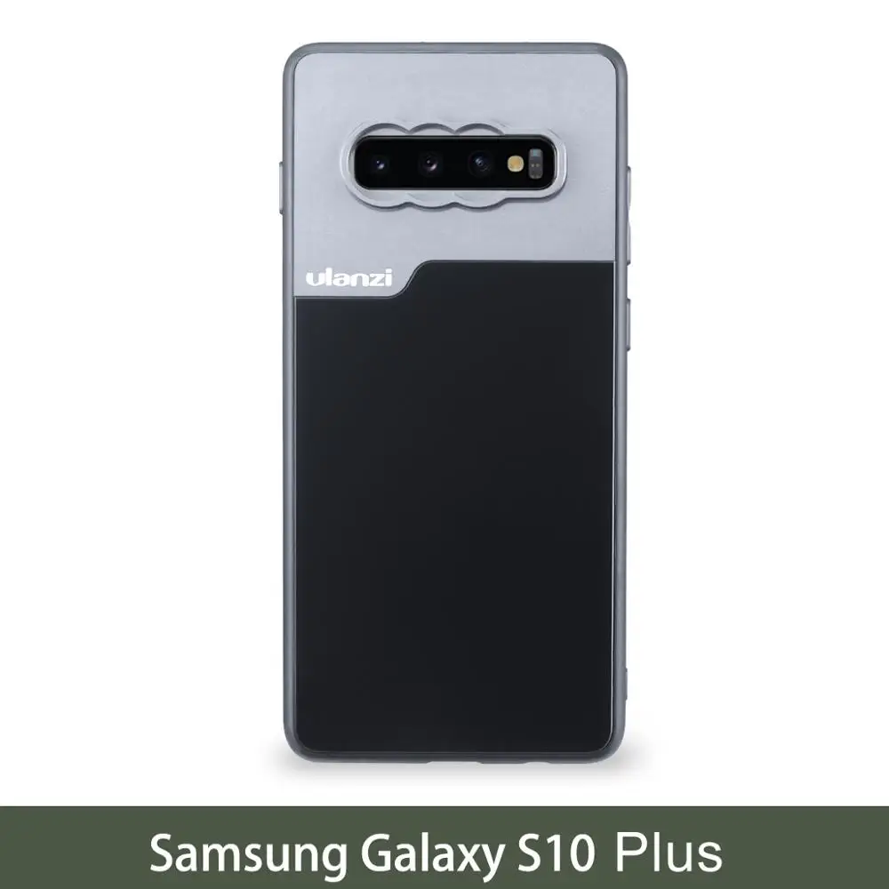 for Samsung S10 Plus Чехол для телефона Ulanzi для iPhone 7/8 X XS XR 11 Pro Max samsung S10 N10 HUAWEI P30 mate 30 Pro анаморфные линзы 17 мм чехол для объектива - Цвет: for Samsung S10 Plus