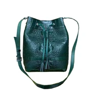 fanzunxing women crocodile bag thailand crocodile leather women bag single shoulder bag green fashion