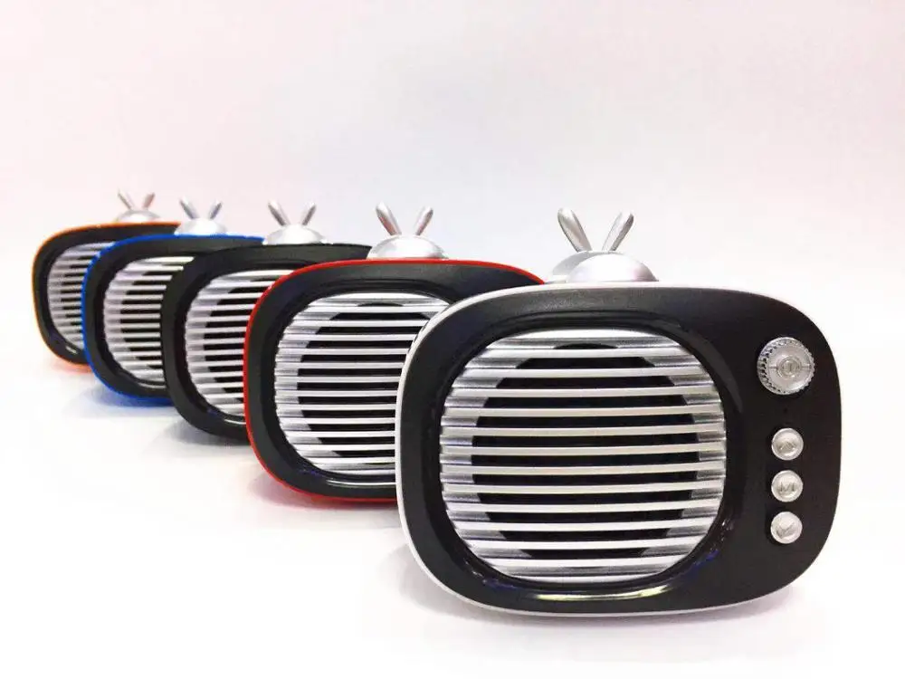 

TWS:1+1 Bluetooth Speaker TV Mini Speaker Portable Wireless Bluetooth Bass Speaker Speaker Retro Photo Frame caixa de som tv