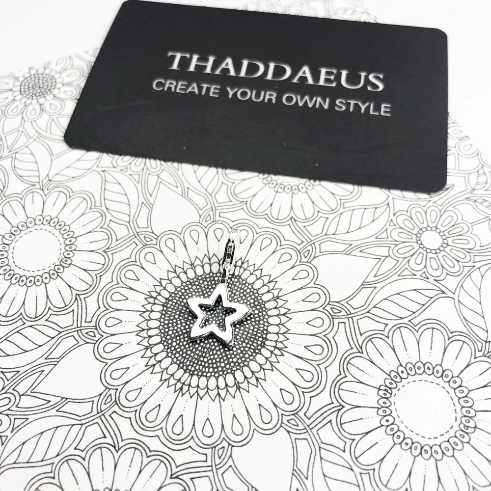 

Boho Hollow Pentagram Women Trendy Statement Sweater Pendant Charm Fit Chain Necklace For Women Men 925 Sterling Silver Jewelry