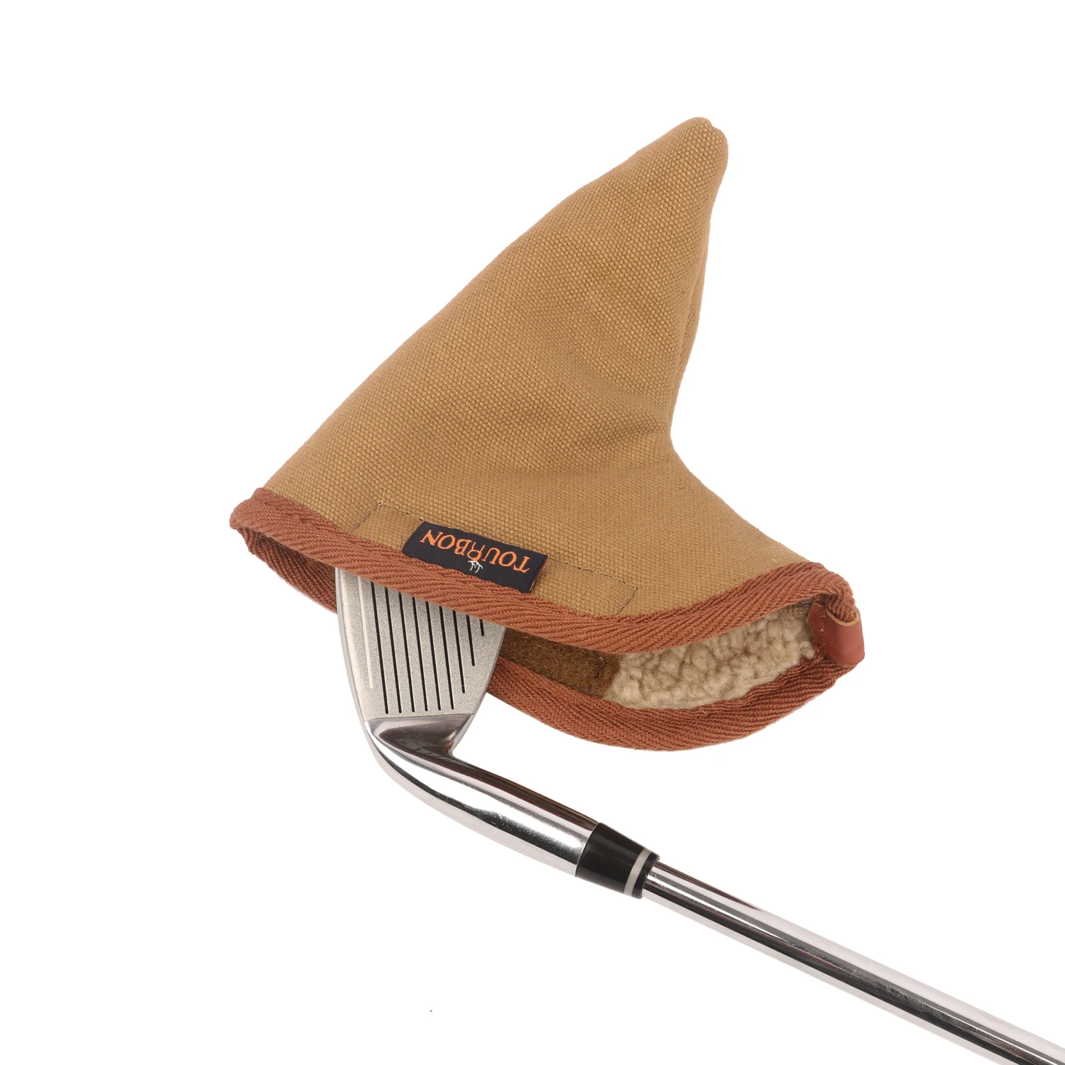 Tourbon Vintage Golf Club Head Golf Putter Blade Cover Protector Carrier Canvas & Fleece Padded Golf Bags Pouch