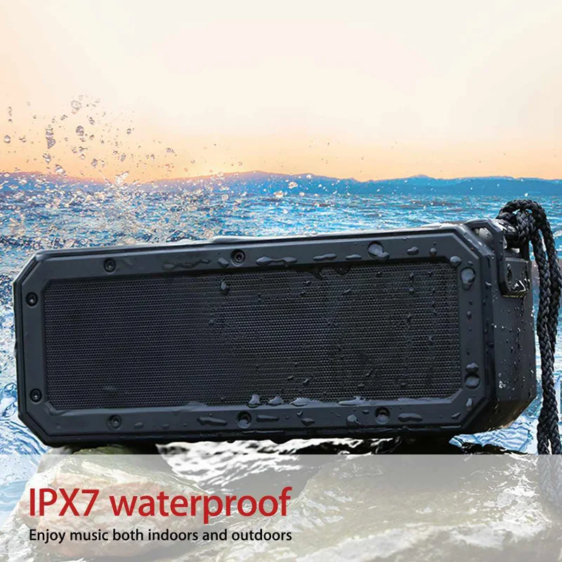 40 Вт Bluetooth Колонка Портативная колонка IPX7 водонепроницаемый сабвуфер с 360 стерео звук наружные колонки бумбокс