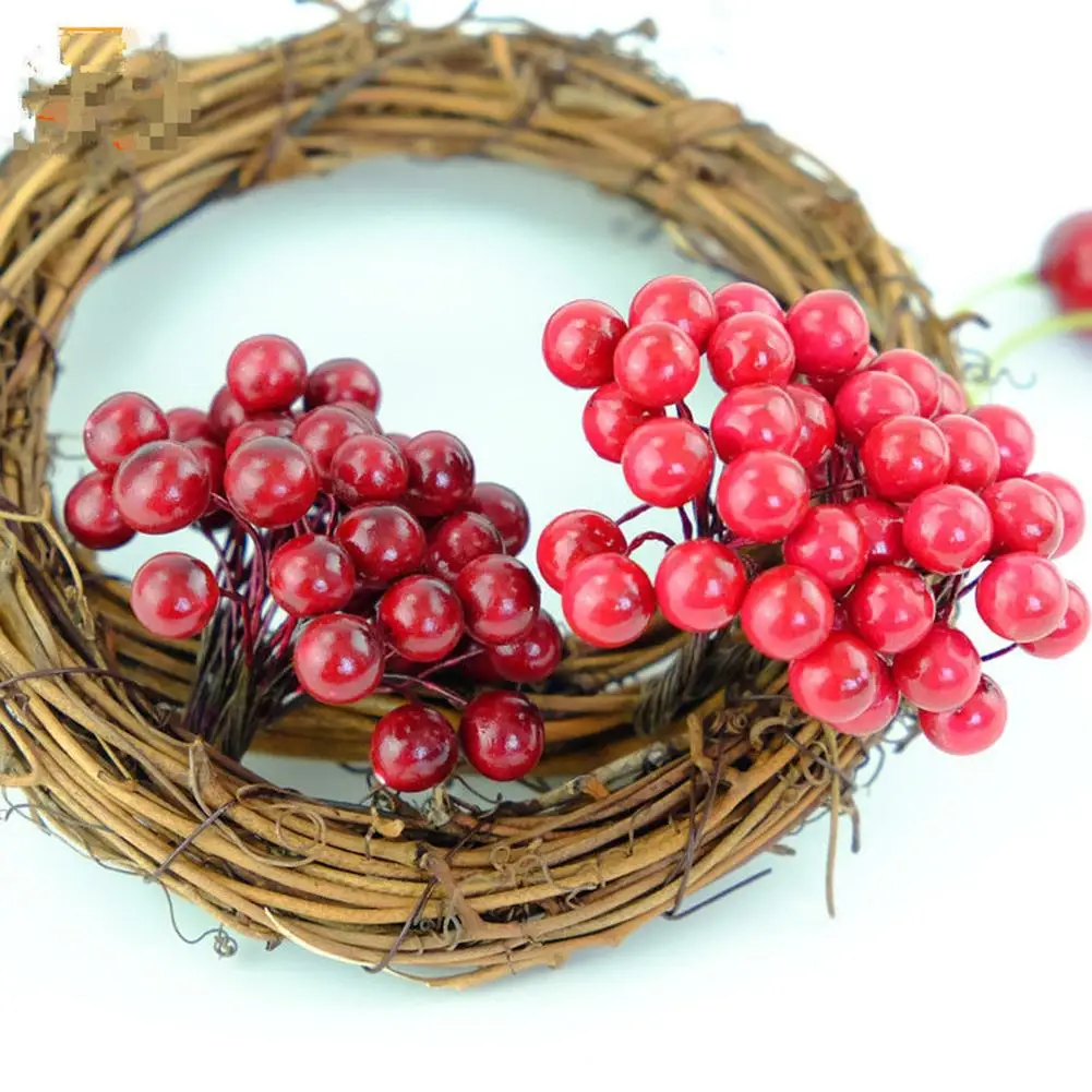 40 шт. на 1 букет искусственных ягод реалистичные искусственные фрукты еда