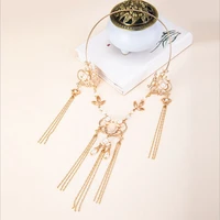 vintage necklace for women ancient chinese style alloy torques hanfu accessories pendant necklace cheongsam accessories 1 piece