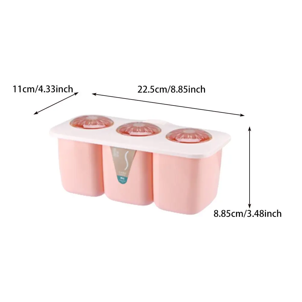 3 в 1 контейнер для соли и перца с крышкой | Дом сад