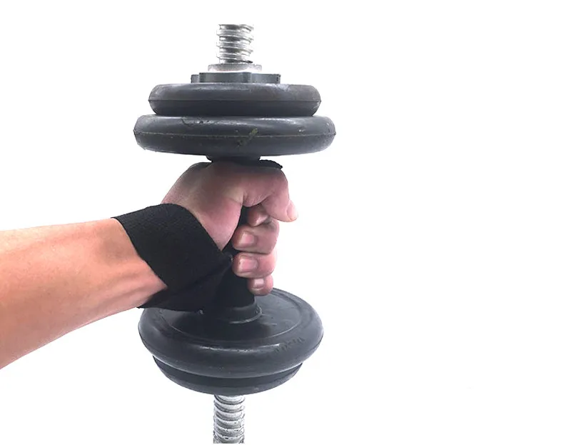 Новый 2шт спортзал подъем ремни тяжелая атлетика запястья вес пояс бодибилдинг