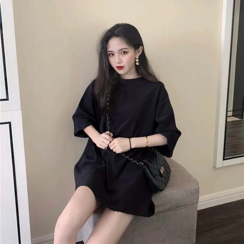 7 / 3 топ с длинными рукавами в Корейском стиле на весну и лето новая Универсальная