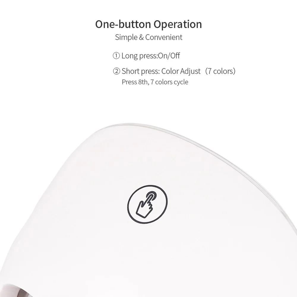 usb charge 7colors led facial mask photon therapy skin rejuvenation anti acne wrinkle removal skin care mask skin brightening free global shipping