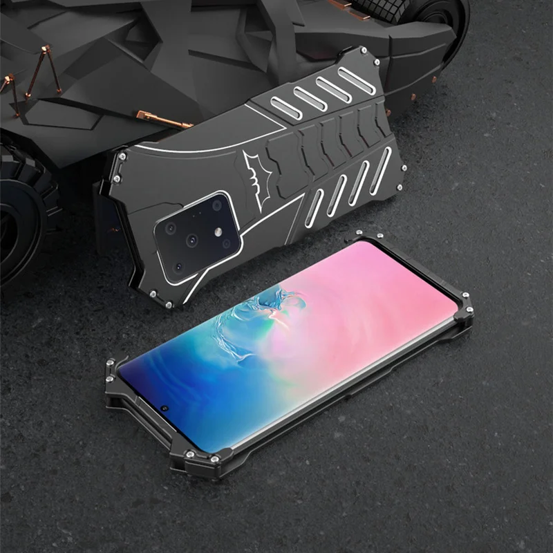 

Metal Cover For Samsung Galaxy S20 S10 S9 S8 Plus Ultra S10E S7 S6 Armor Metal Bumper Protect Case For Samsung Note 10 9 8 Coque