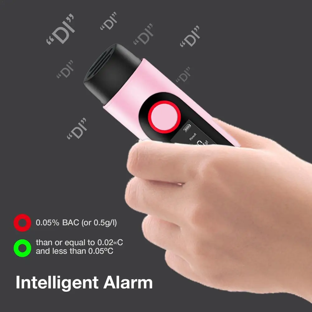 Тестер профессиональный анализатор дыхания портативный Перезаряжаемый с