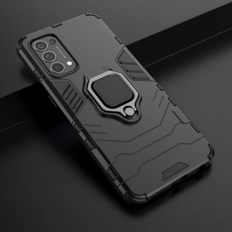 

Luxury Armor Phone Case For OPPO Reno Realme A53 Q2 5 A93 A32 A73 A33 F17 X7 7 7I C17 A15 4 SE 2020 Pro 5G 4G Rugged Metal Cover