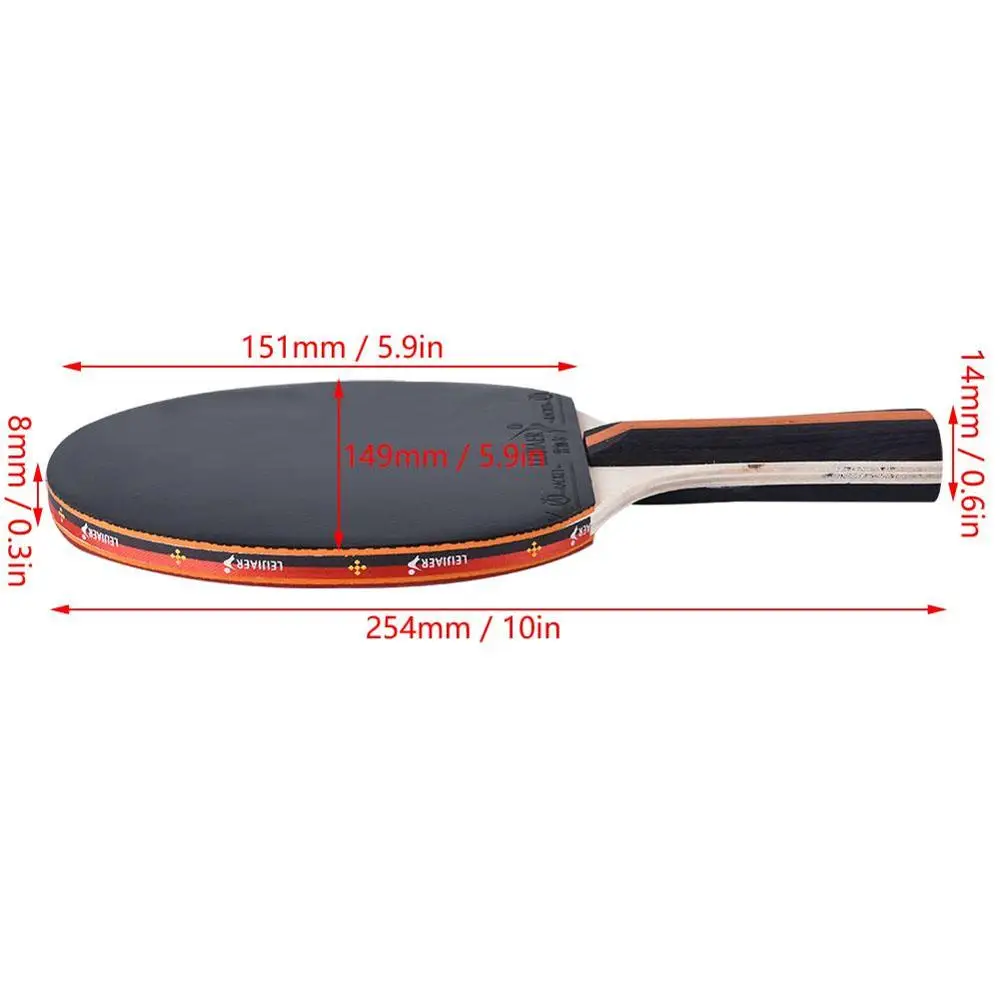 5 шт высококомпрессионные 8-этажные настольные ракетки для настольного тенниса