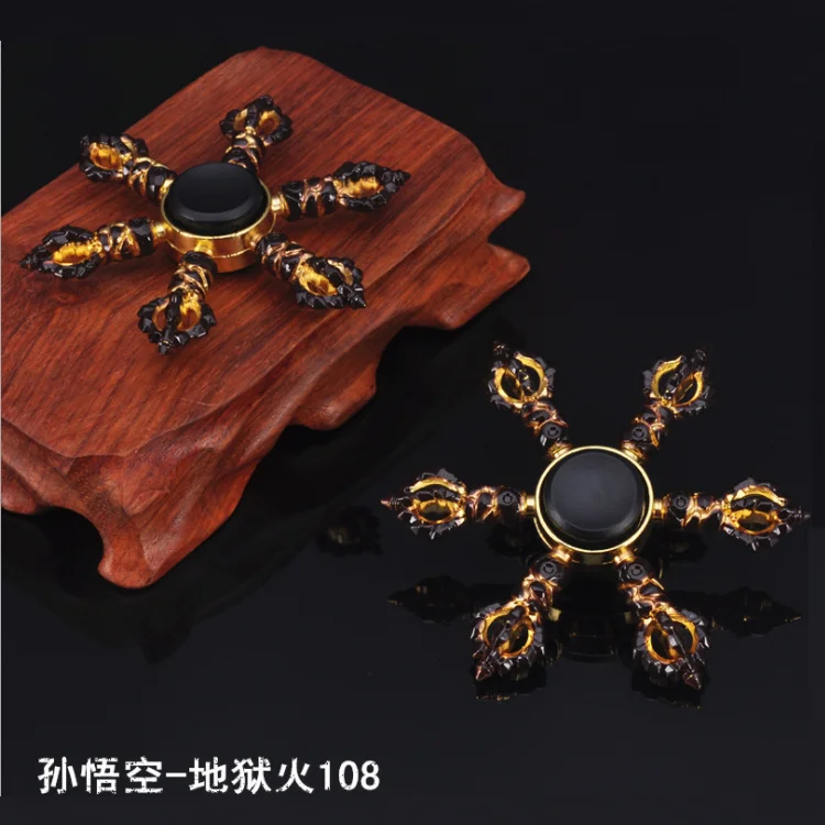 

Game Accessories Monkey King Hellfire Animation Weapon Fingertip Spinner Toys Pendant Stress Relief Toys Jewelry Gifts