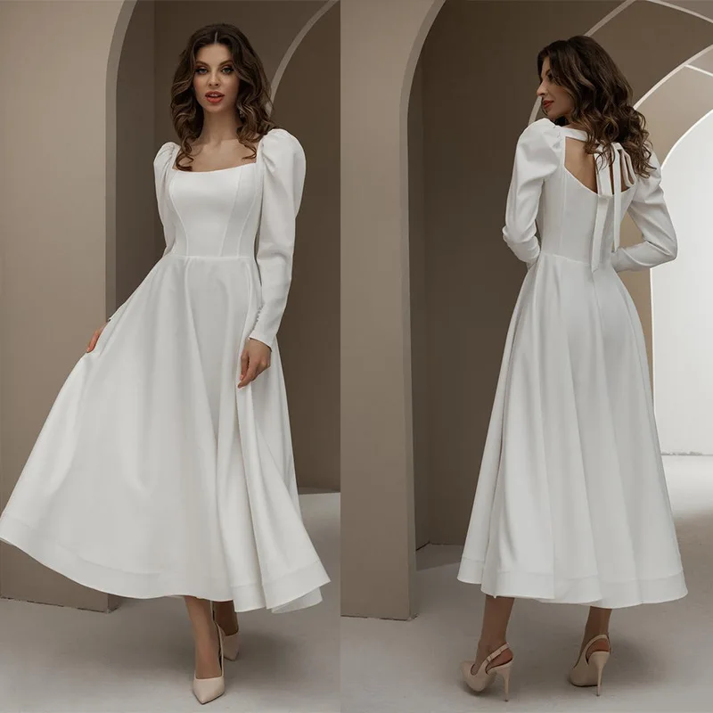

Bohemian Style Evening Dresses Long Woman Gown Robe De Soir Parties Vintage Bride Dress Prom Party Gowns BAZIIINGAAA