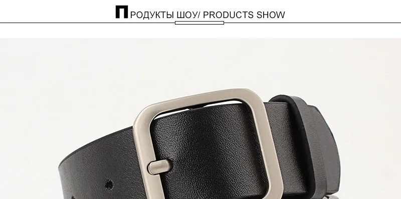 AKTRIS Женская универсальная качественная Пряжка из сплава для ремней из искусственной кожи металлический Дамский Повседневный ремень для женщин джинсы 3,3 см Ширина LDWJ001