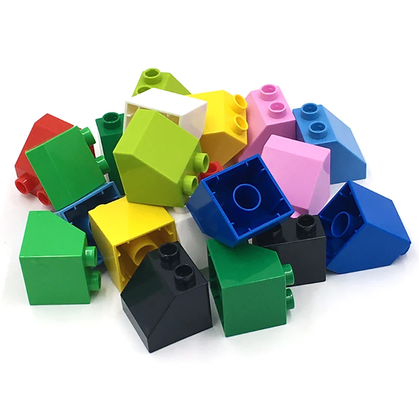 

Big Size 1x2 dot Building Blocks Slope Figures Bricks diy Toy for Kids Educational Creative Toys for Children Christmas Gift