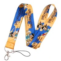 yq223 disney the adventures of pinocchio lanyard phone cord neck strap for key id card sleeve badge holder keychain lariat lasso