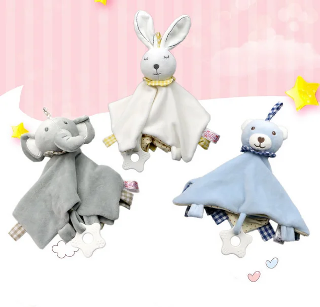 Мягкое мягкое детское полотенце с мультяшным кроликом и медведем|Полотенца| |