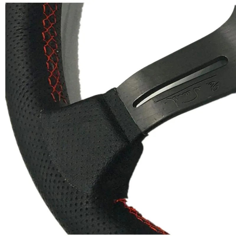 13 дюймов ND Кожа гоночный автомобиль рулевое колесо глубокая Кукуруза дрейф