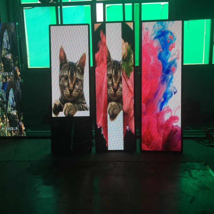 Подвижный светодиодный дисплей экран постера P2.5 напольный стенд|Светодиодные