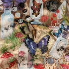 20 листов планета Луна наклейки бабочки большой Размеры деко наклейки для планер журнал Ablum дневник в стиле Скрапбукинг сделай сам