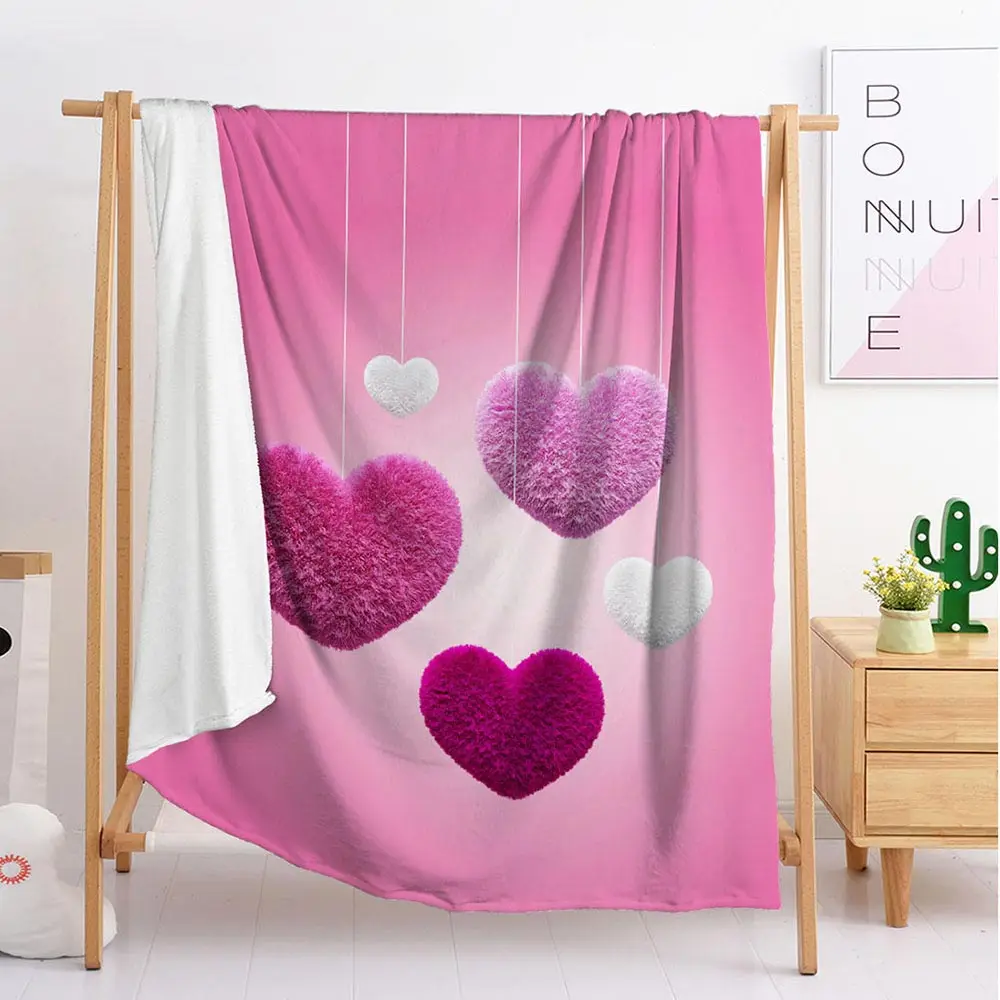 Праздничное романтическое мексиканское розовое роскошное тканевое одеяло с