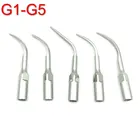 Набор наконечников для масштабирования стоматологического перио, ультразвуковые наконечники для масштабирования G1 G2 G3 G4 G5, подходят для наконечников EMS и WOODPECKER