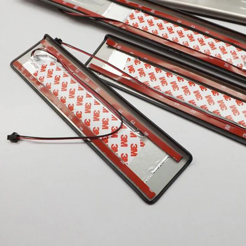 4 шт. автомобильные наклейки на пороги со светодиодной подсветкой|Буксиры и