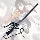 Реквизит для косплея из аниме атака на Титанов, Mikasa Ackerman Allen Sanli Shuangdao, модель оружия из полиуретана, меч, Рождественский подарок